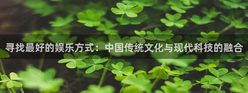 壹号大舞台官网：寻找最好的娱乐方式：中国传统文化与现代科技的融合